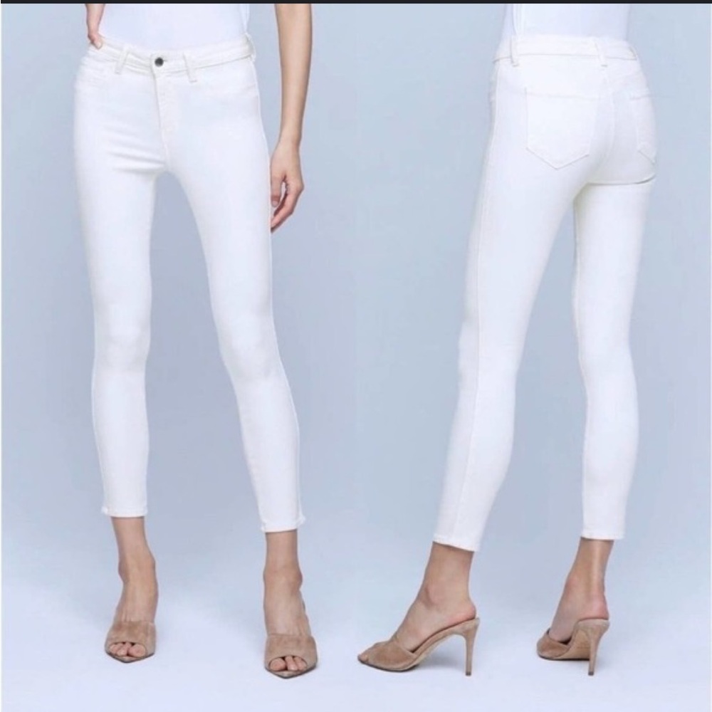 L'AGENCE $250 Margot White Jean size 26